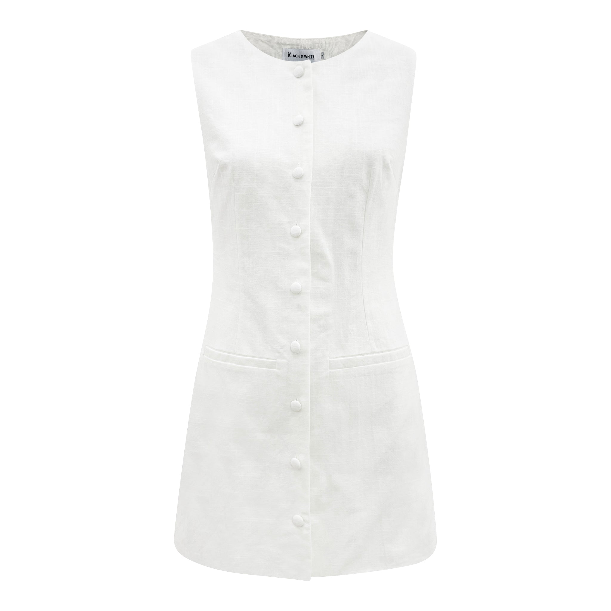 button down mini dress