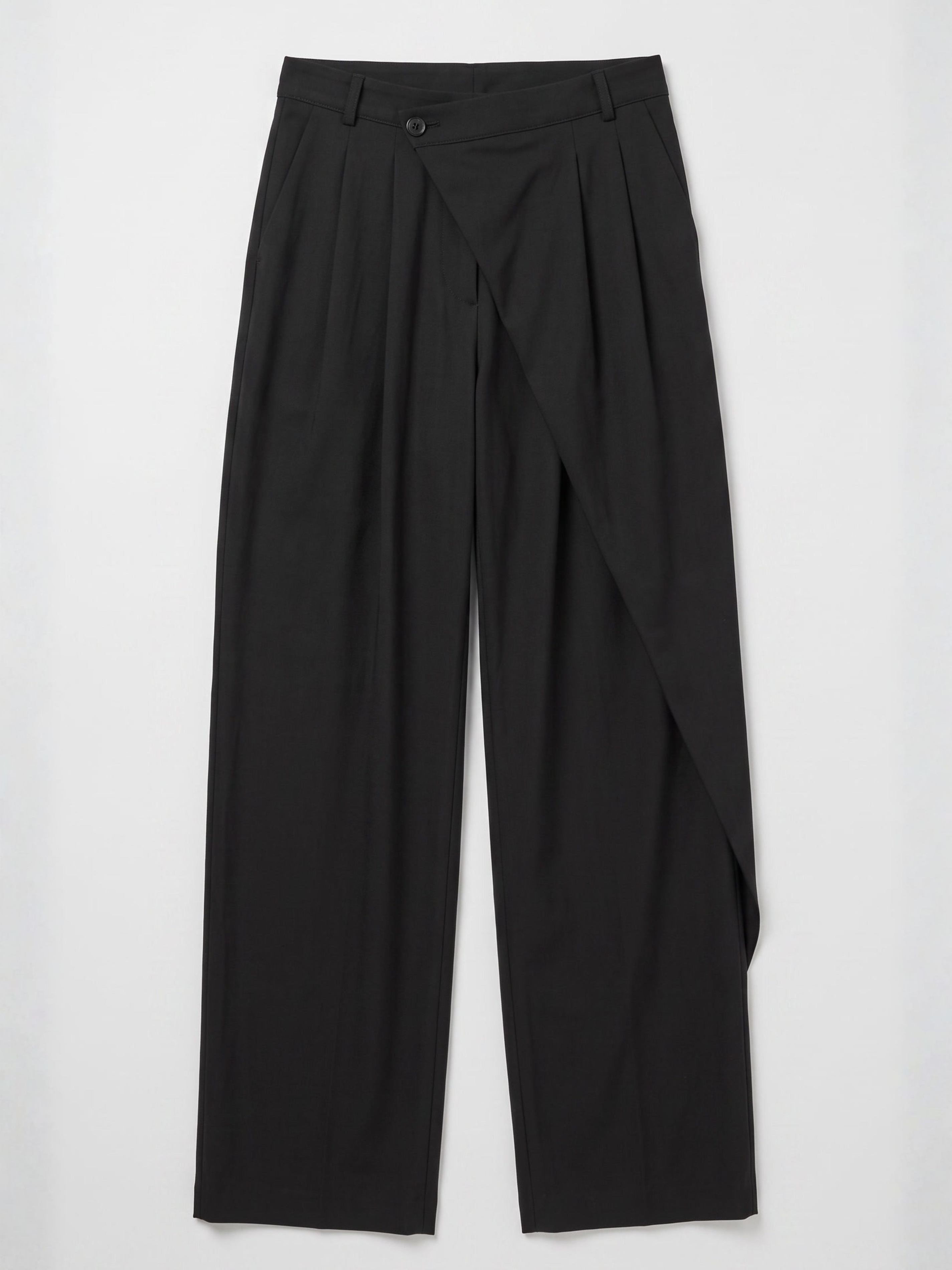 asym wrap trousers
