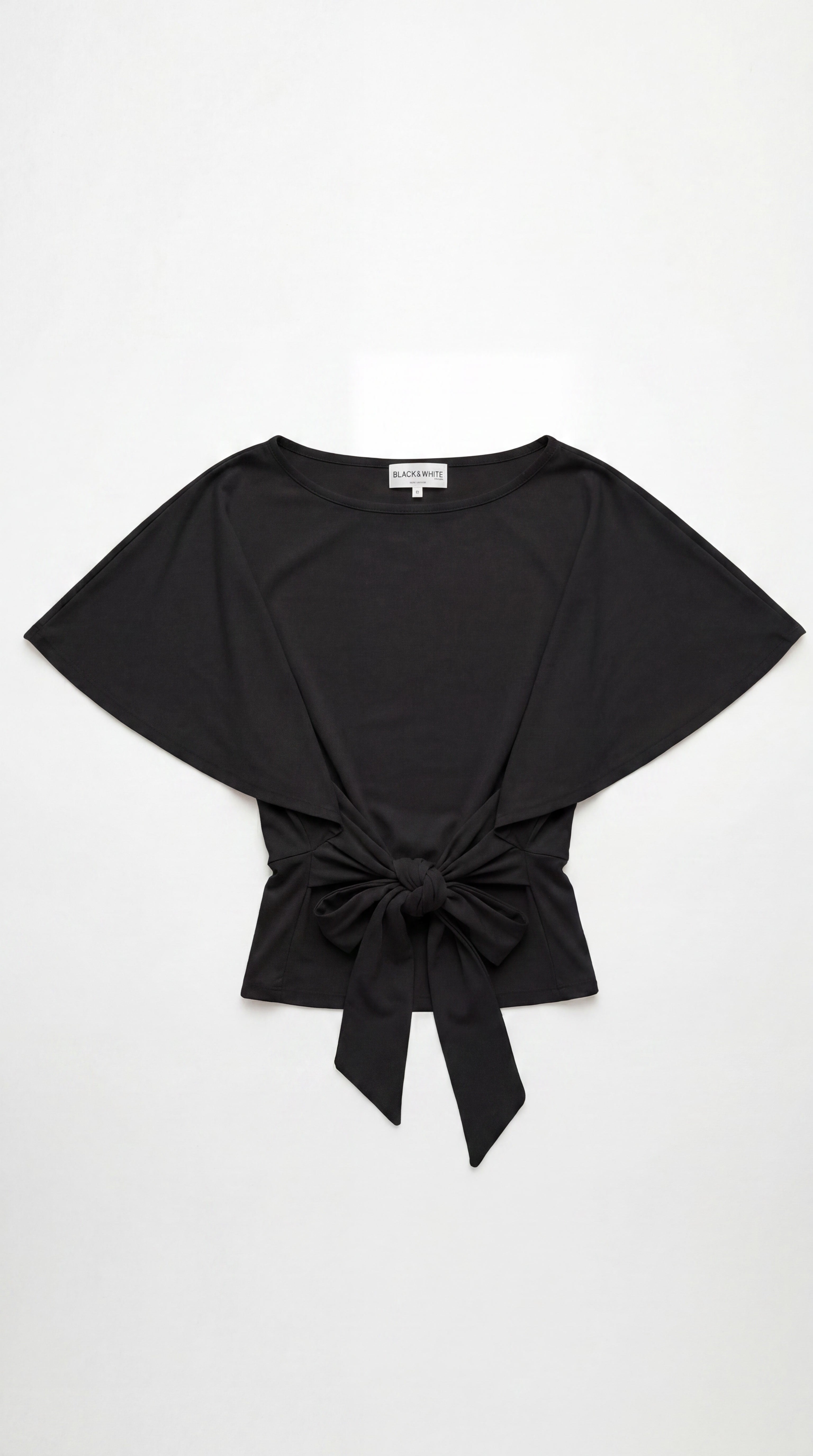 off shoulder tie top
