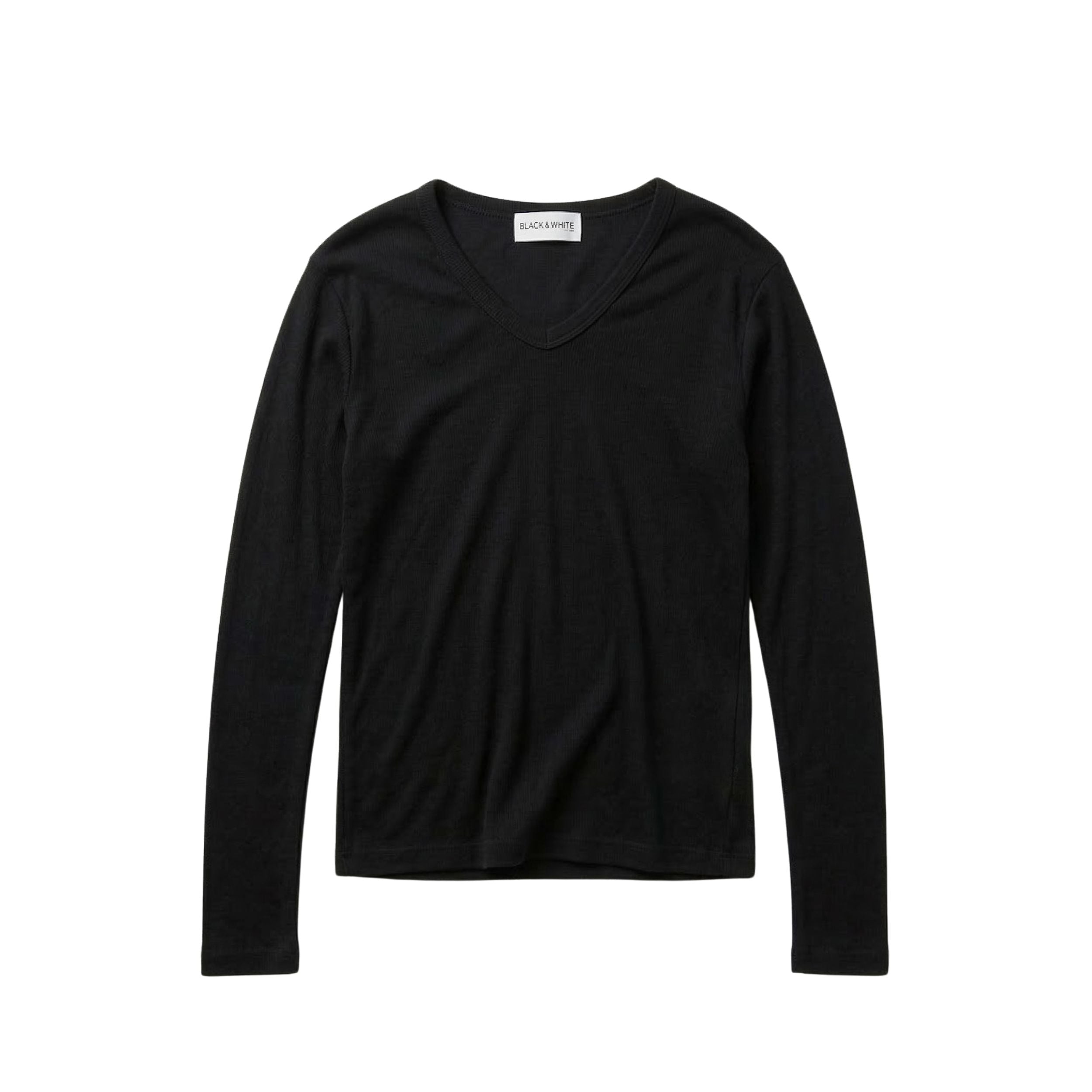 v neck long sleeve