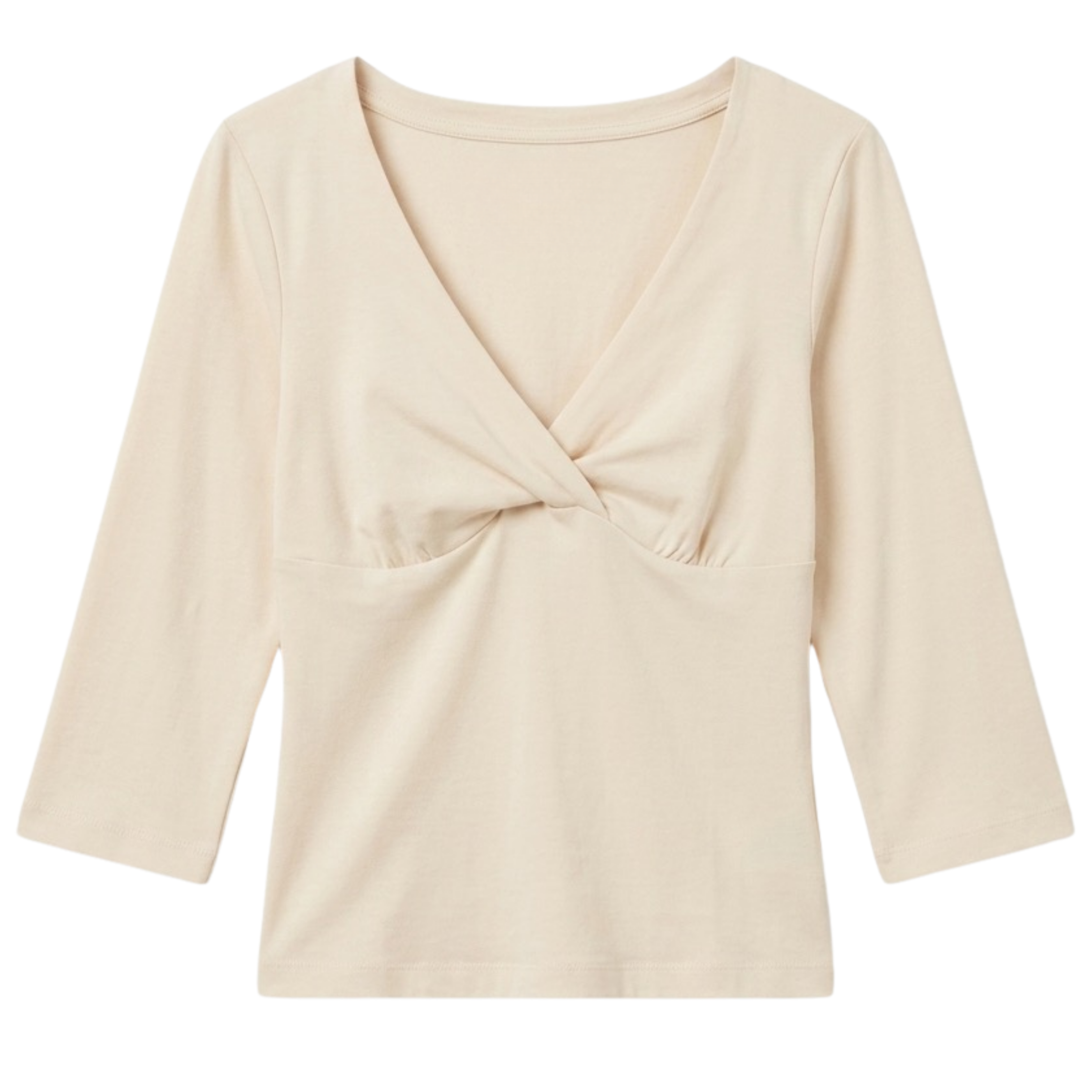v neck half sleeve top