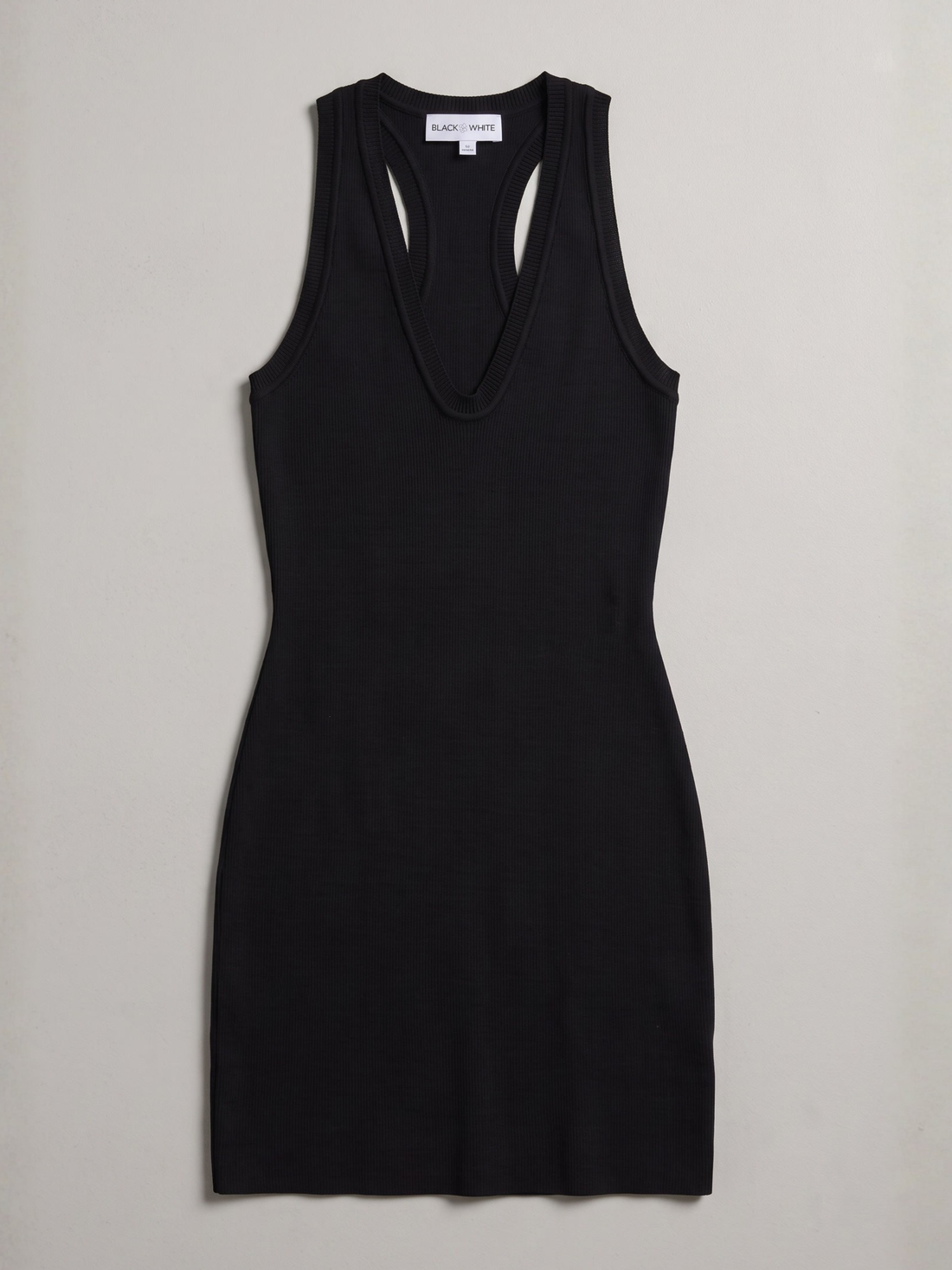 halter knit mini dress