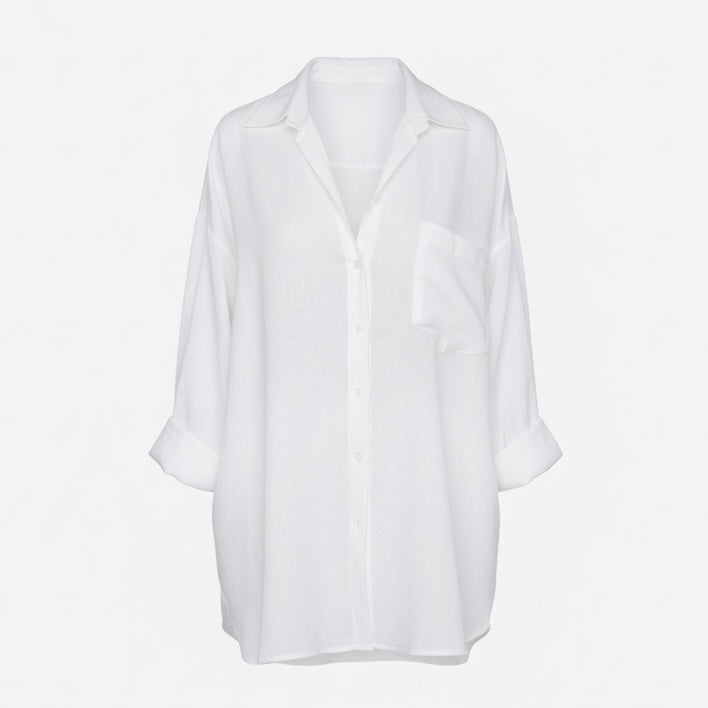 oversized linen shirt