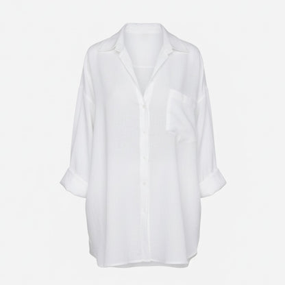 oversized linen shirt