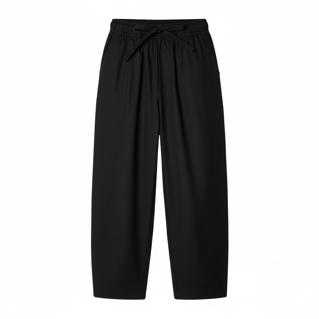 cotton barrel leg pant