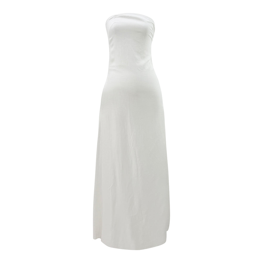 strapless midi dress