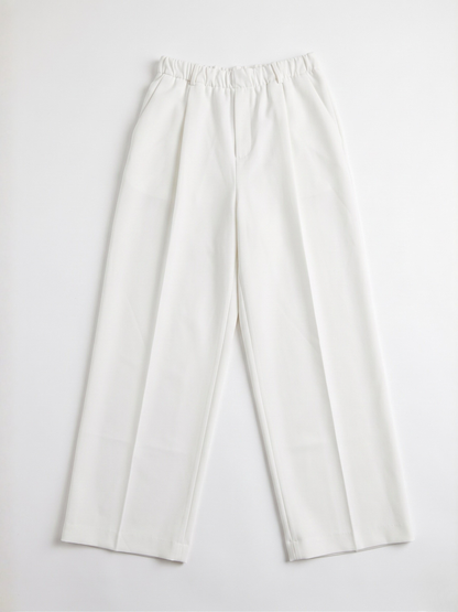 elastic waist tailored pants