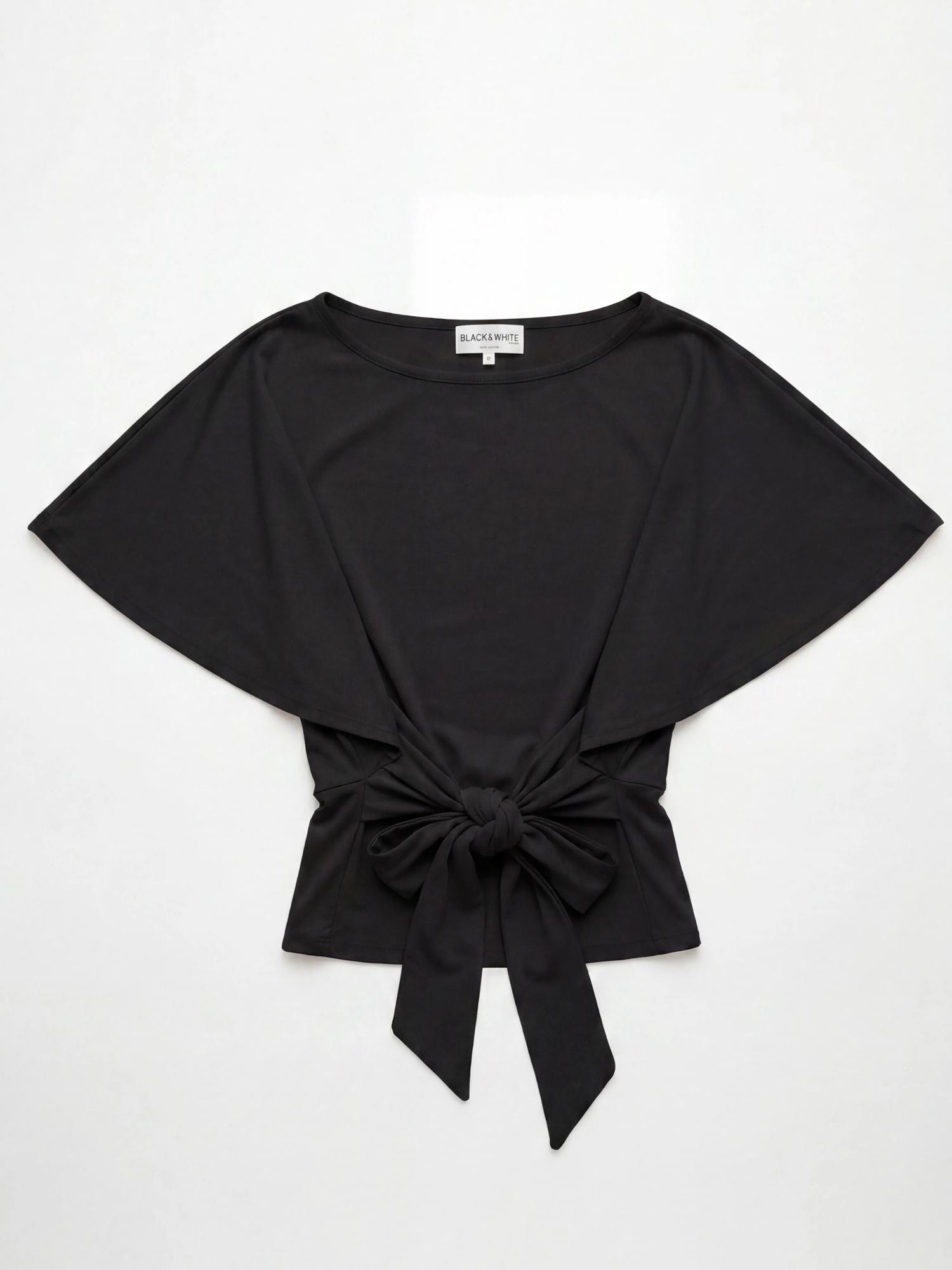 off shoulder tie top