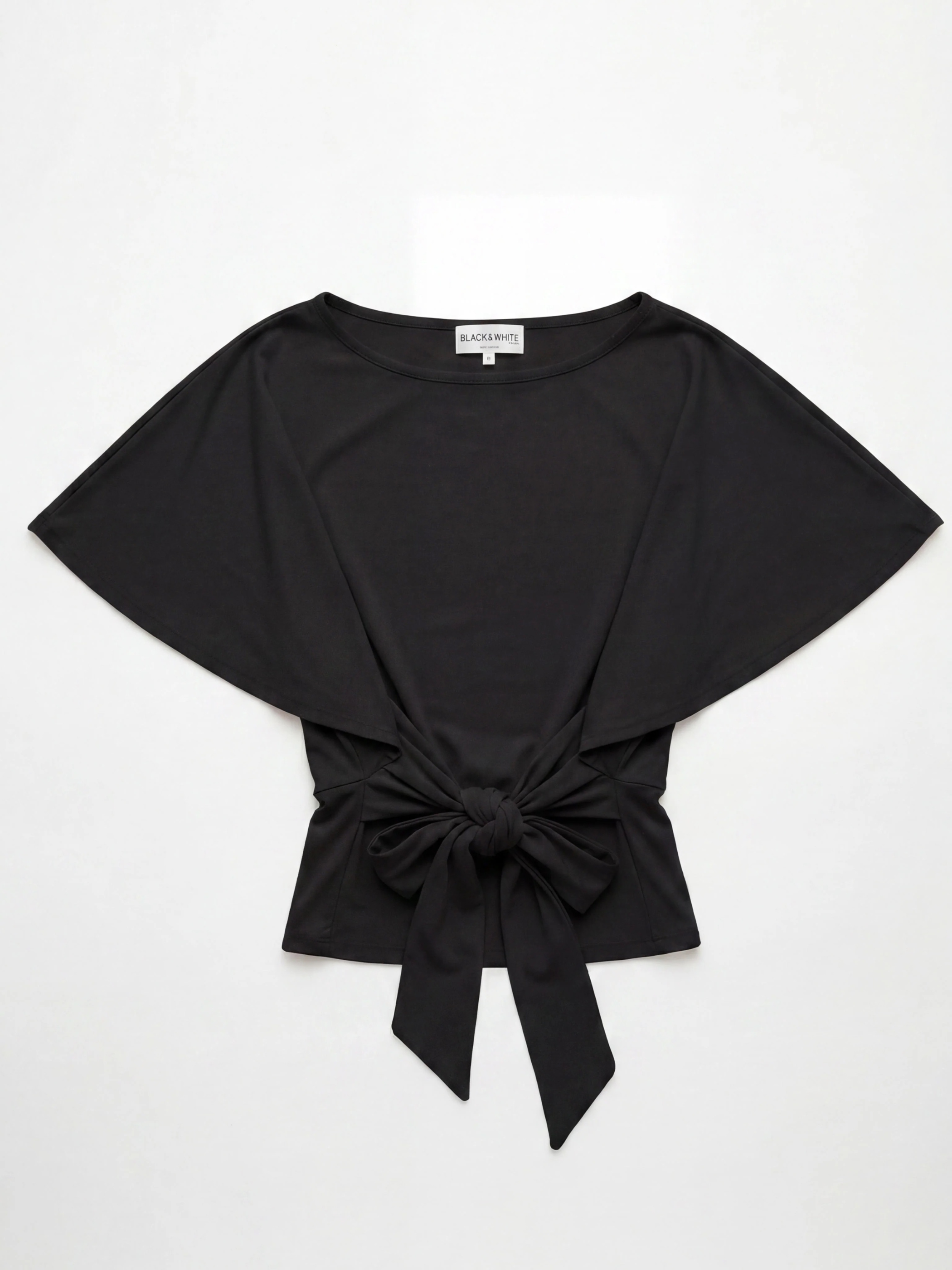 off shoulder tie top