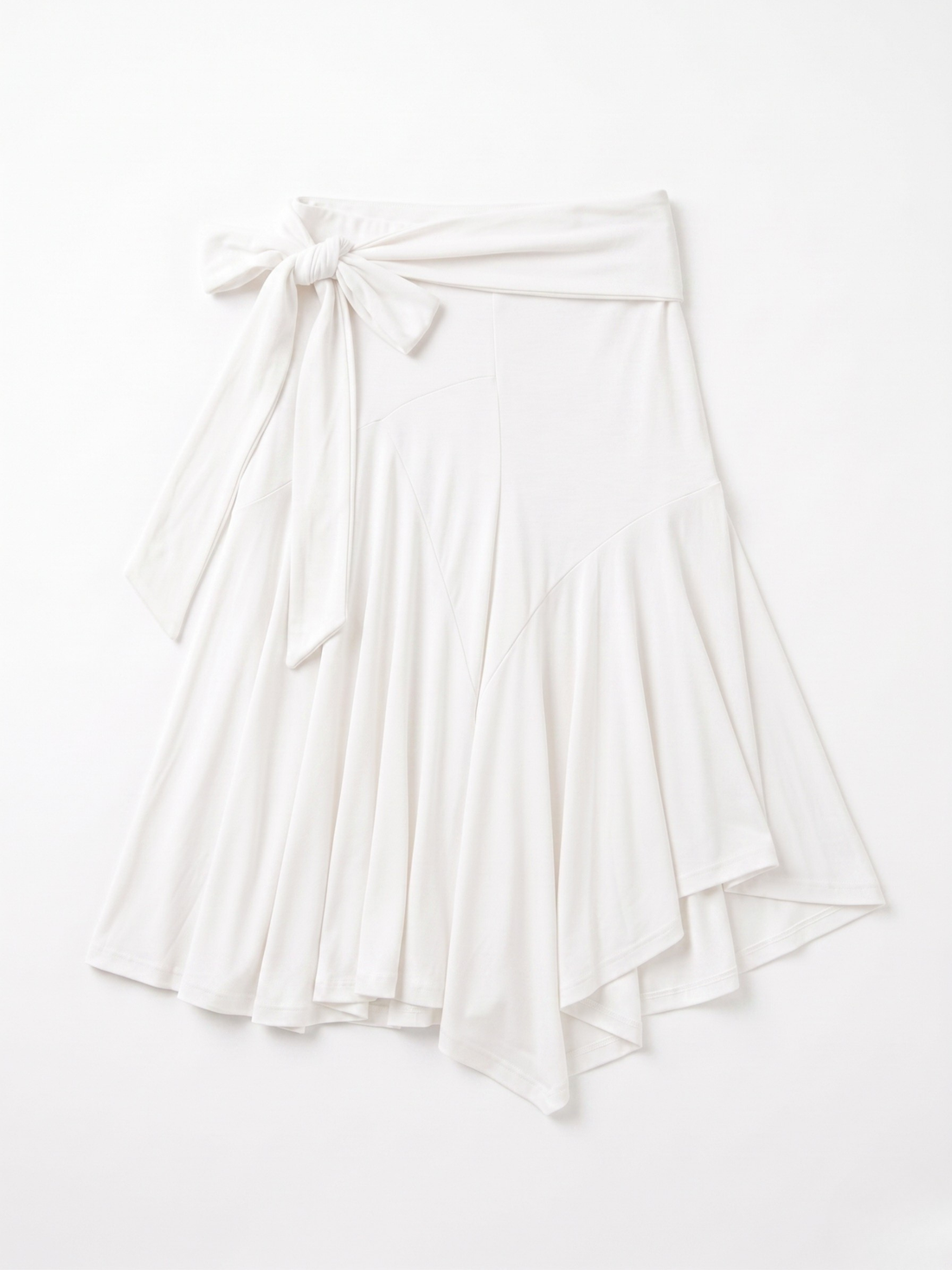 low waist midi wrap skirt