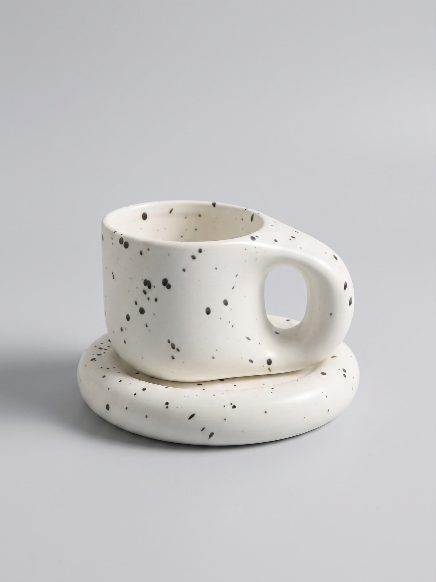 chunky mug and saucer