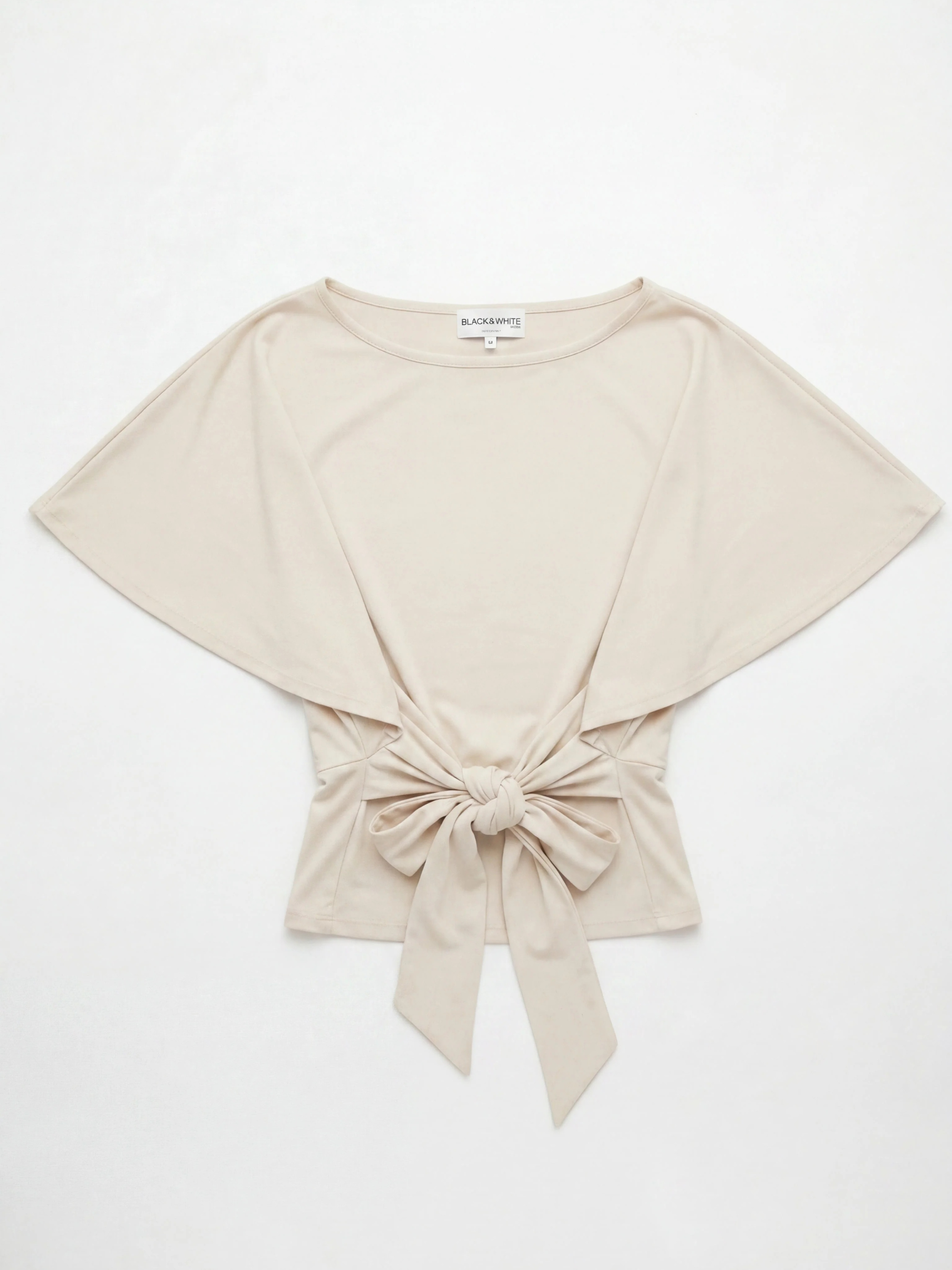 off shoulder tie top