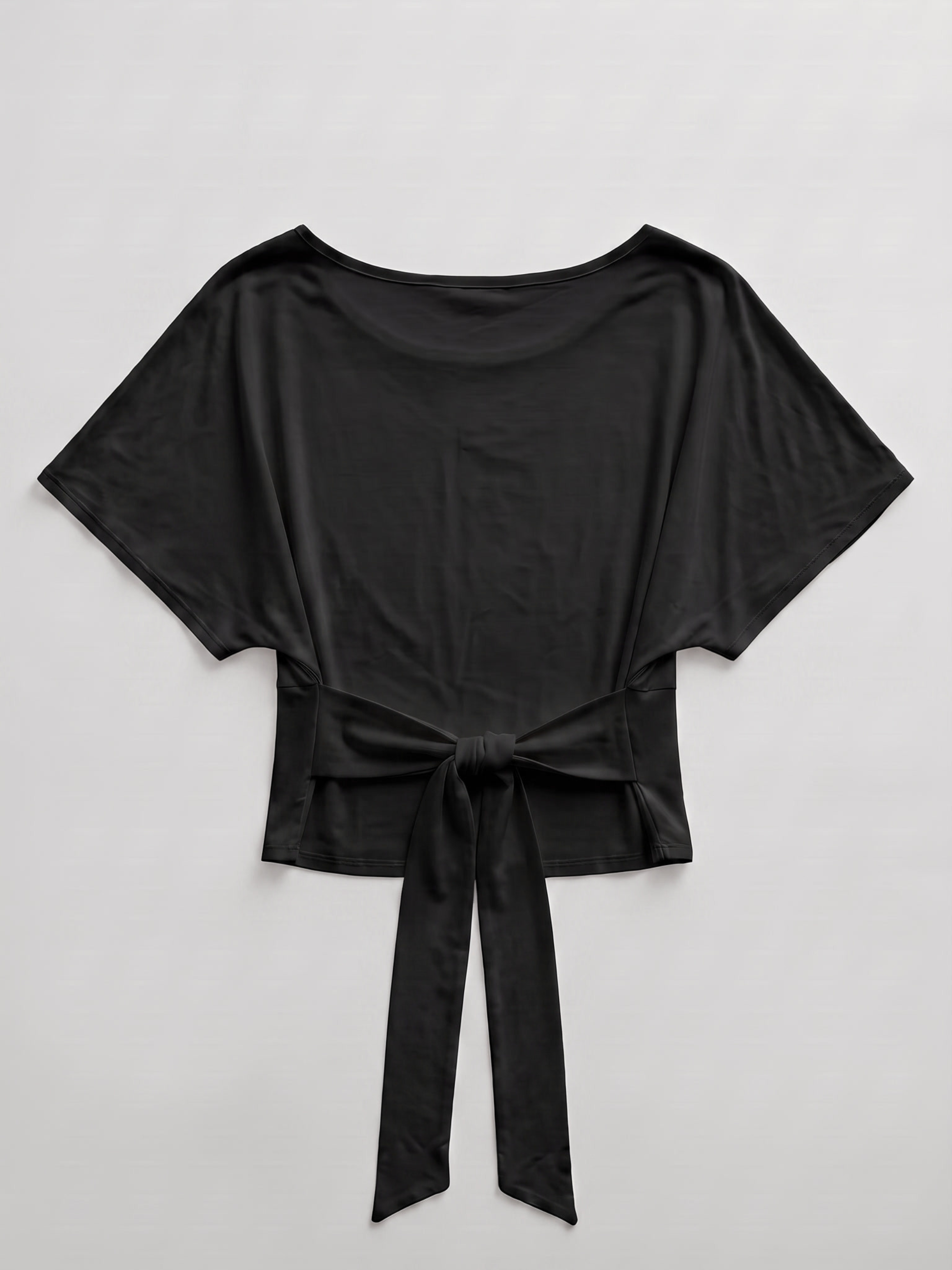 off shoulder tie top