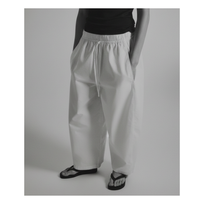 cotton barrel leg pant