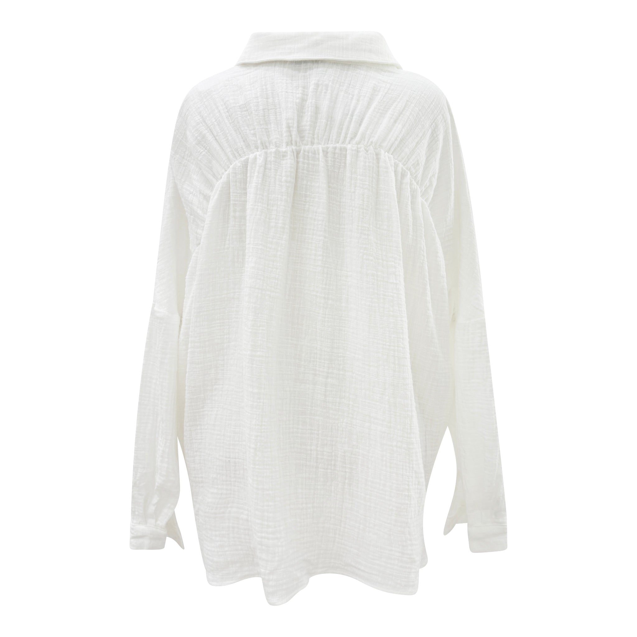 cotton drawstring shirt