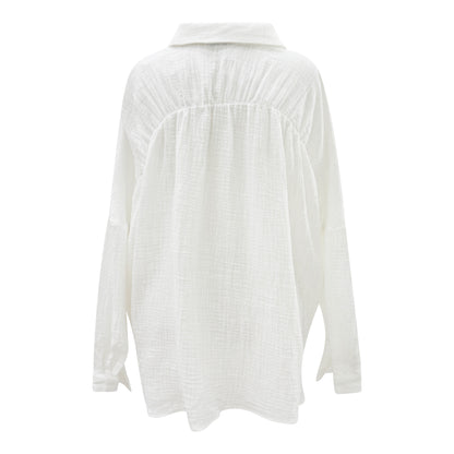 cotton drawstring shirt