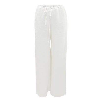 linen drawstring pant