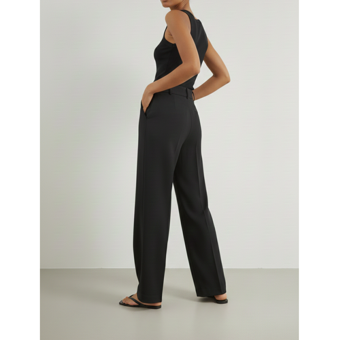 palazzo belt loop pant
