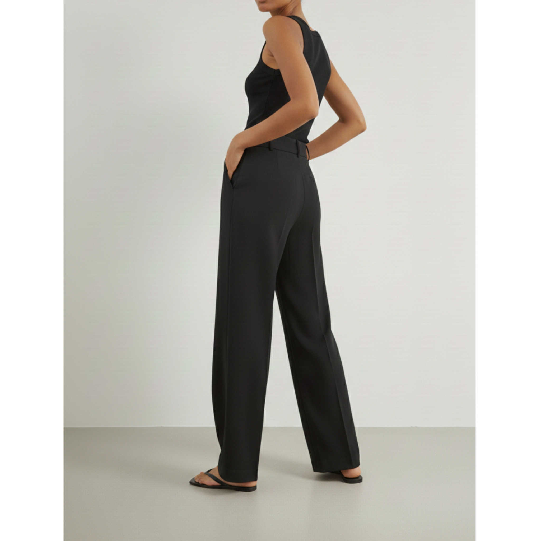 palazzo belt loop pant