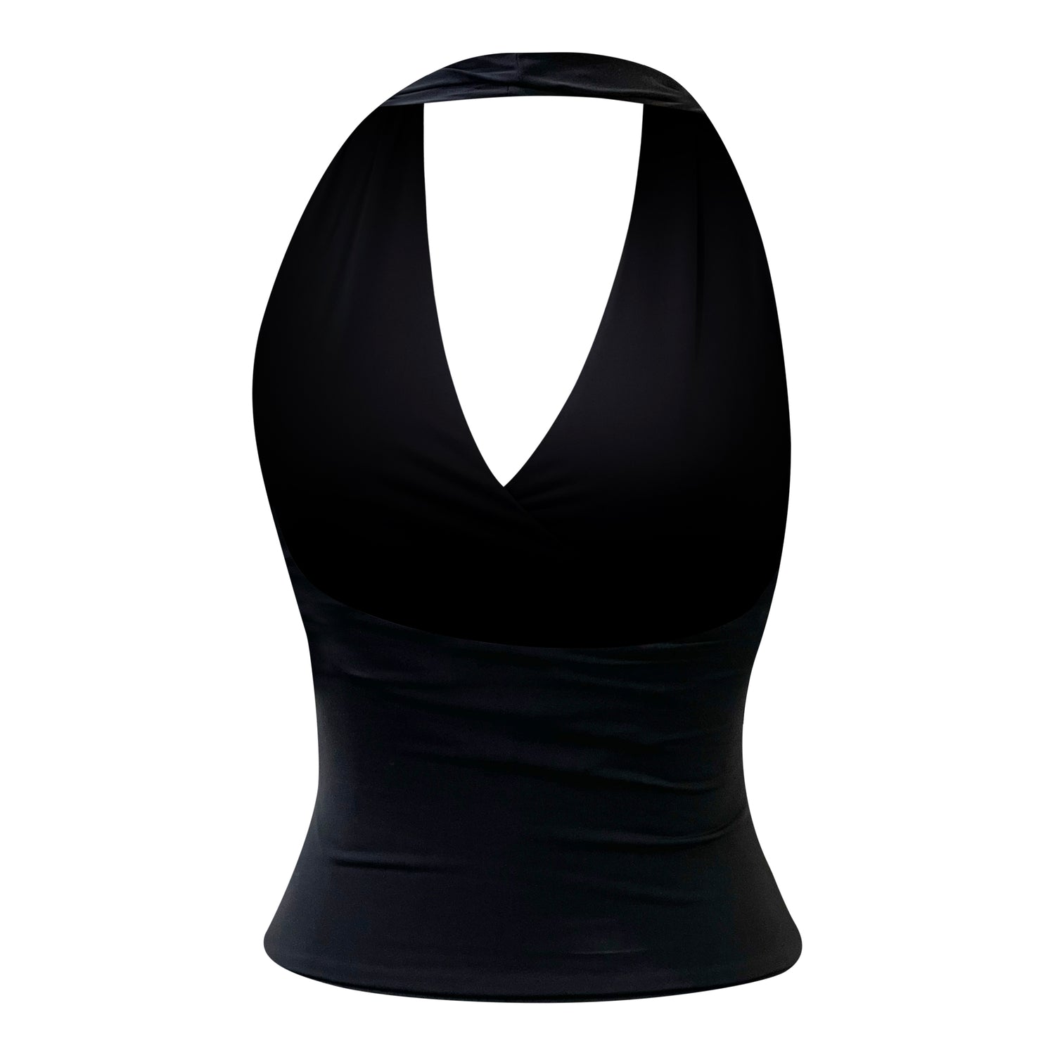 embellished halter top