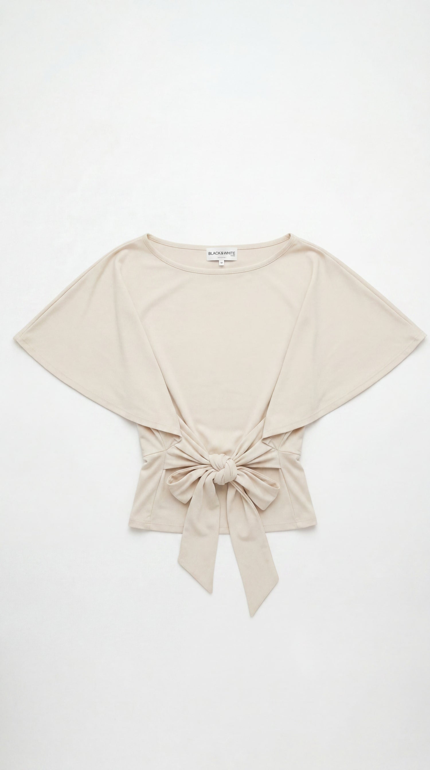 off shoulder tie top