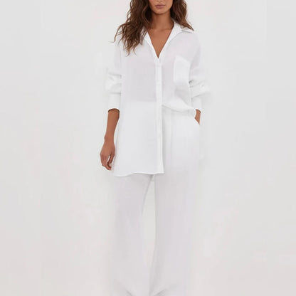 oversized linen shirt