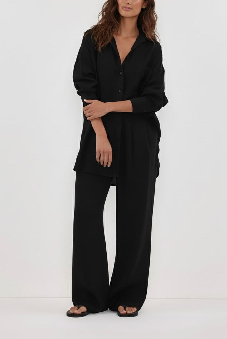oversized linen shirt