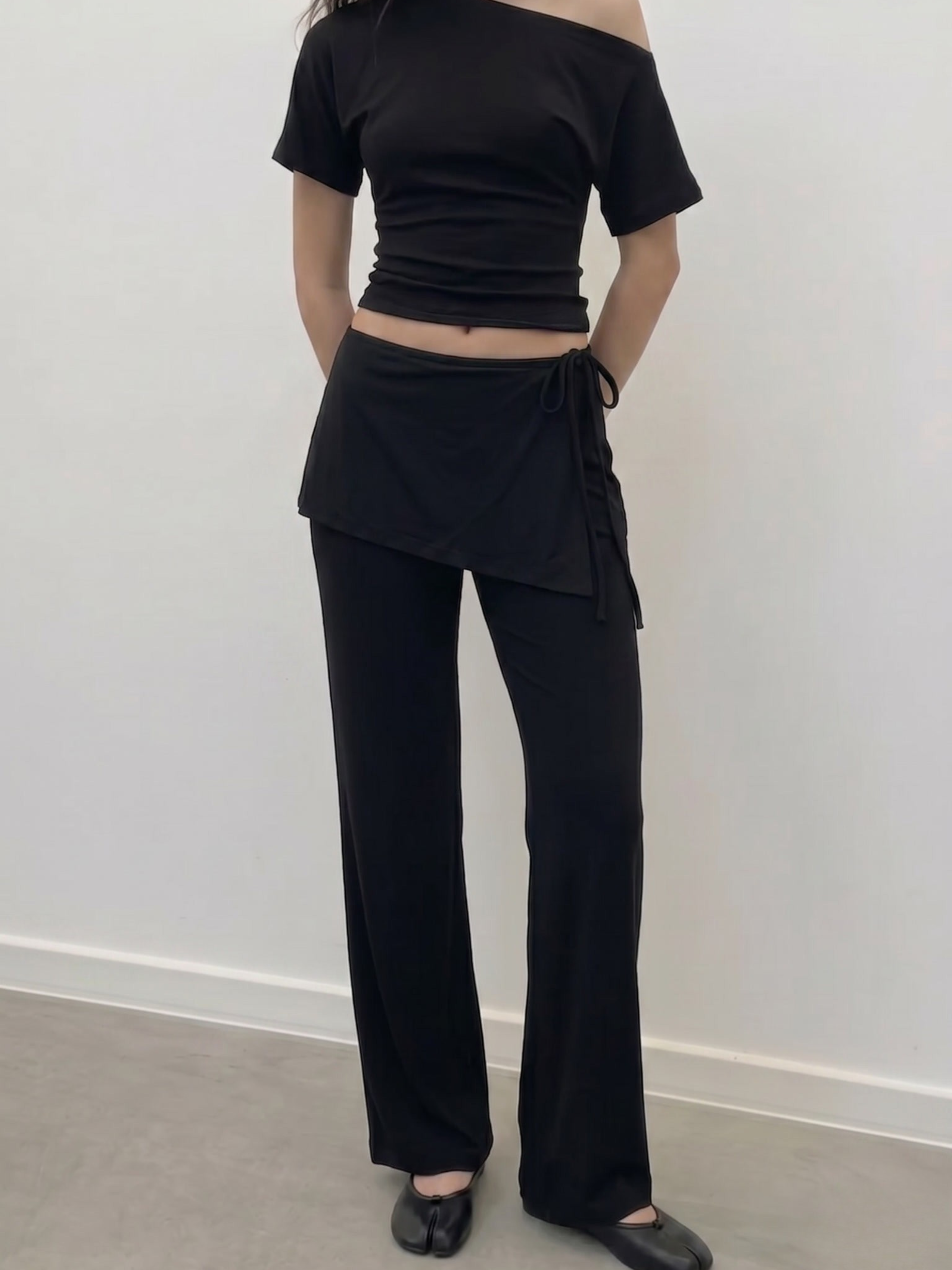 low waist skirt pants